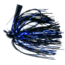 Lunker Lure Rattle Flip Jig, 1/2 oz, Black Blue Flash Skirt, 5012-4014