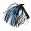 Lunker Lure Rattle Flip Jig, 1/2oz, Black Blue Strands, 5012-4012