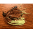 Lunker Lure Rattle Flip Jig, 1/2oz, Pumpkin Chart Tip, 5012-4139