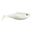 Lunkerhunt Bait Shifter Shad, 5, 4in, Ice, BSHAD502