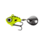 Lunkerhunt Big Eye Tail Spin Jig, Chartreuse Glow, 1.2in &amp; 3/8 oz, BEJ202