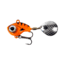 Lunkerhunt Big Eye Tail Spin Jig, Fluorescent Orange Glow, 1.3in &amp; 1/2 oz, BEJ306