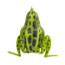 Lunkerhunt Combat Frog Bait Topwater, 1, 2.5in, Green Tea, CF08