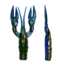 Lunkerhunt Finesse Craw Creature Bait, 8 Pack, 3in, Okeechobee Craw, 8-FC05