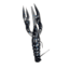 Lunkerhunt Finesse Craw Creature Bait, 1, 3in, Black Blue Fleck, FC04
