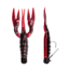 Lunkerhunt Finesse Craw Creature Bait, 1, 3in, Crimson Craw, FC07