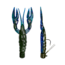 Lunkerhunt Finesse Craw Creature Bait, 1, 3in, Okeechobee Craw, FC05