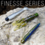 Lunkerhunt Finesse Swimbaits, 1, 3in, Smokin Shad, FS07