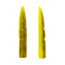 Lunkerhunt Finesse Worm, 8 Pack, 3in, Toxic Pumpkin, 8-FW08