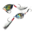 Lunkerhunt Flutter Jig, Flash, 1.75in &amp; 2.13 oz, FLTJ103