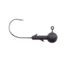 Lunkerhunt Gamefish Ball Head Jig, Matte Black, 1/4 oz, JGFBT303