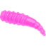Lunkerhunt Larvae Bait Jar Soft Bait, 1, 1.5in, Pink, HLJ03