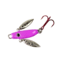 Lunkerhunt Lead Icy Glide Bait, Fluorescent Pink Glow, 1.13in &amp; 1/8 oz, IG05