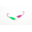 Lunkerhunt Lead Teary Jig, Fluorescent Green Glow, 1/8 oz, TJ04