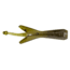 Lunkerhunt Micro Manta Bait Soft Bait, 10, 2in, Green Pumpkin, HMMTA101