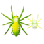 Lunkerhunt Phantom Spider Bait Topwater, 1, 2.25in, Leaf, LSPIDER03
