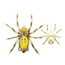 Lunkerhunt Phantom Spider Bait Topwater, 1, 2in, Six Spot, SPIDER01