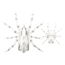 Lunkerhunt Phantom Spider Bait Topwater, 1, 2in, White Wolf, SPIDER06