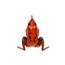 Lunkerhunt Pocket Frog Bait Topwater, 1, 1.75in, Fire Belly, PF08