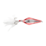 Lunkerhunt Spud Jig, Silver Red, 3/8 oz, SQ06