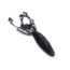 Lunkerhunt Typhon Tube, 6, 3.5in, Black Blue Fleck, SBTUBE04