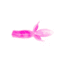 Lunkerhunt Water Bug Soft Bait, 1, 1.5in, Pink/White, LHPFWB04