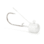 Lunkerhunt Weedless Mushroom Head Jig, White, 1/4 oz, WMH01