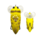 Lunkerhunt Yappa Bug Soft Bait, 1, 2.75in, Atomic, YPAB04