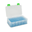 Lure Lock 3 in 1 Deep Box w/Dividers &amp; Ocean Blue Tak Liner, Clear/Green, LL1DWD