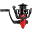 Lew's Mach Smash Spinning Reel, SZ 300 Reel, 6.2-1 Ratio, Premium 8 Bearings, Black/Red, Clam Pack, MHS300C