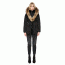 Mackage Adali Fitted Winter Down Coat With Fur Hood - Women's, Black, Extra Small, ADALI-BLACK-XS