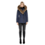 Mackage Adali Fitted Winter Down Coat With Fur Hood - Womens, Ink, Extra Small ADALI-INK-XS