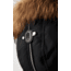 Mackage Akiva Waterproof Down Coat w/ Fur Hood, Black / Natural Fur, Large, Akiva-R-Black-L