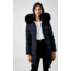 Mackage Calla Down Coat - Womens, Navy / Silverfox dyed to blue, Medium, Calla-X-Navy-M