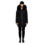 Mackage Calla Lightweight Down Coat With Fur Trimmed Hood - Womens, Black, Large, CALLA-BLACK-L