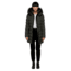 Mackage Calla Lightweight Down Coat With Fur Trimmed Hood - Womens, Spruce, Small, CALLA-SPRUCE-S