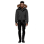 Mackage Dixon Hip Length Winter Down Parka With Fur - Men's, Black, 38, DIXON-BLACK-38