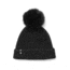 Mackage Doris Classic Knit Hat w/ Fox Fur Pompom - Women's, Black/Black, One Size, Doris-R-Black/Black