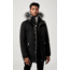 Mackage Edward Down Parka - Mens, Black / Silverfox Fur, 36, Edward-XR-Bl/Silv-36