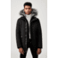Mackage Edward Down Parka - Mens, Black / Silverfox Fur, 36, Edward-XR-Bl/Silv-36