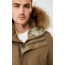 Mackage Edward Down Parka w/Removable Fur - Mens, Sand, 44, Edward-R-Sand-44