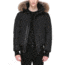 Mackage Florian Winter Down Bomber Jacket With Fur - Men's, Black, 44, FLORIAN-BLACK-44