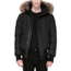 Mackage Florian Winter Down Bomber Jacket With Fur - Mens, Black, 46, FLORIAN-BLACK-46