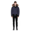 Mackage Florian Winter Down Bomber Jacket With Fur - Mens, Ink, 36 FLORIAN-INK-36
