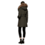 Mackage Kay Mid Length Winter Down Coat With Fur Collar - Womens, Army, Small, KAY-ARMY-S