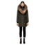 Mackage Kay Mid Length Winter Down Coat With Fur Collar - Womens, Army, Small, KAY-ARMY-S