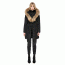 Mackage Kay Mid Length Winter Down Coat With Fur Collar - Women's, Black, Small, KAY-BLACK-S