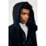 Mackage Moritz Fur-Trim Parka - Mens, Navy / Natural Fur, 44, Moritz-DR-Navy-44