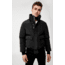 Mackage Nathan Down Bomber Jacket - Mens, Black / Natural Fur, 36, Nathan-F-Black-36