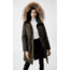 Mackage Rena Twill Parka - Womens, Army / Natural Fur, Extra Small, Rena-DR-Army-XS